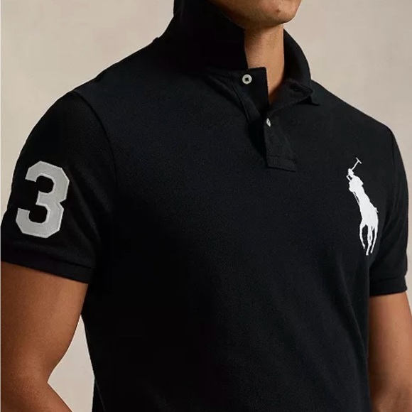 Polo Ralph Lauren Men's Big Pony Custom Fit Mesh Polo Size 2XLT - Picture 4 of 13